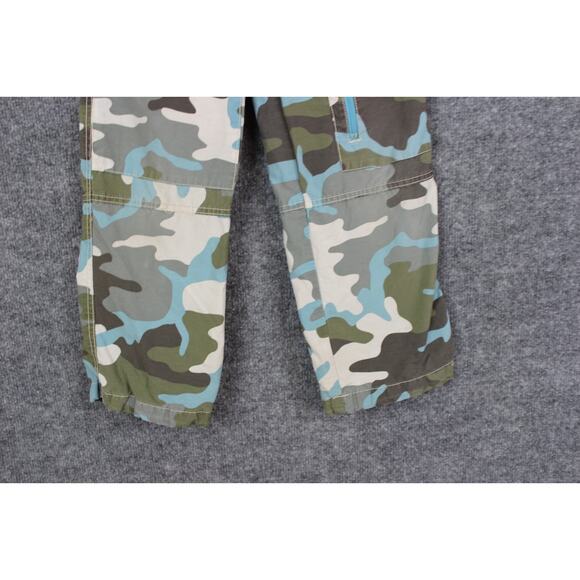 Mini Boden Boys 5-6 Years Camo Cargo Pants Blur, Gray, and Green - Picture 3 of 14